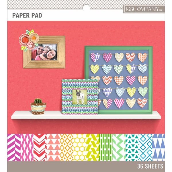 Company Basics 8.5inX8.5in Paper Pad 36/PkgBrights, 12 Designs/3