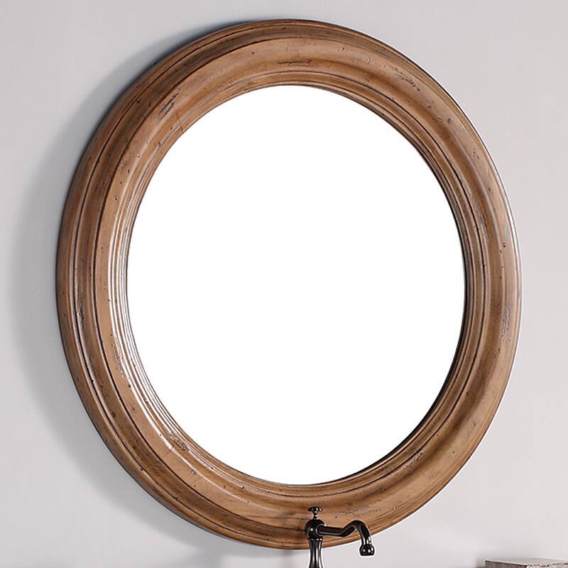 James Martin Vanities Malibu 40" Mirror, Honey Alder - honey alder - A