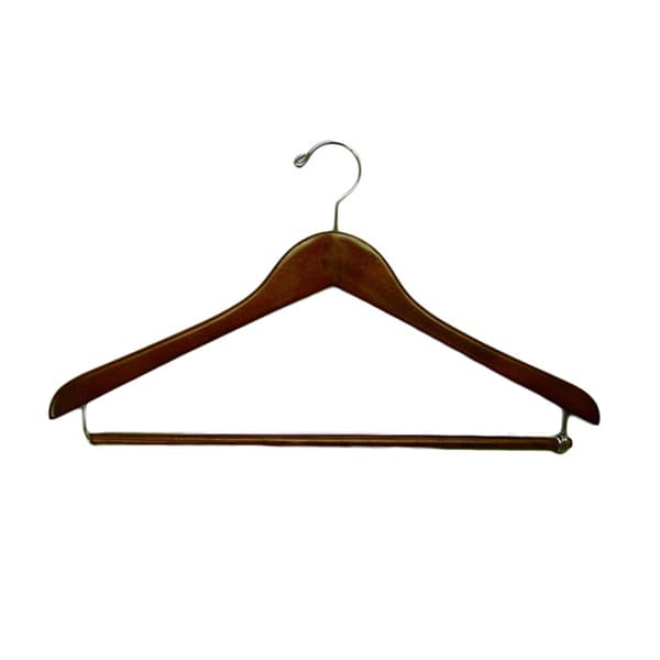 Gemini Concave Suit Hanger With Lock Bar On Free Gemini Concave Suit Hanger With Lock Bar
