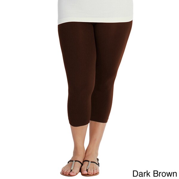brown capri leggings