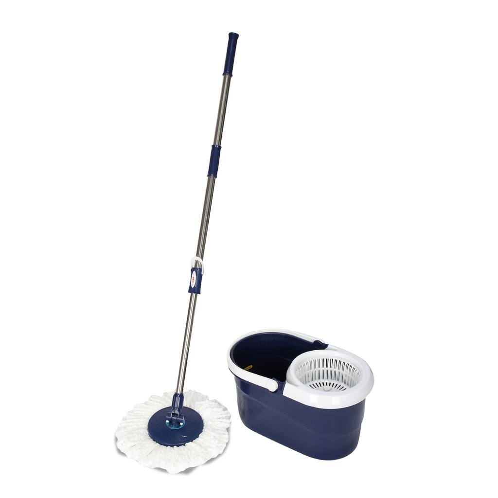 Maxpin Dual-function Spin Mop - Blue