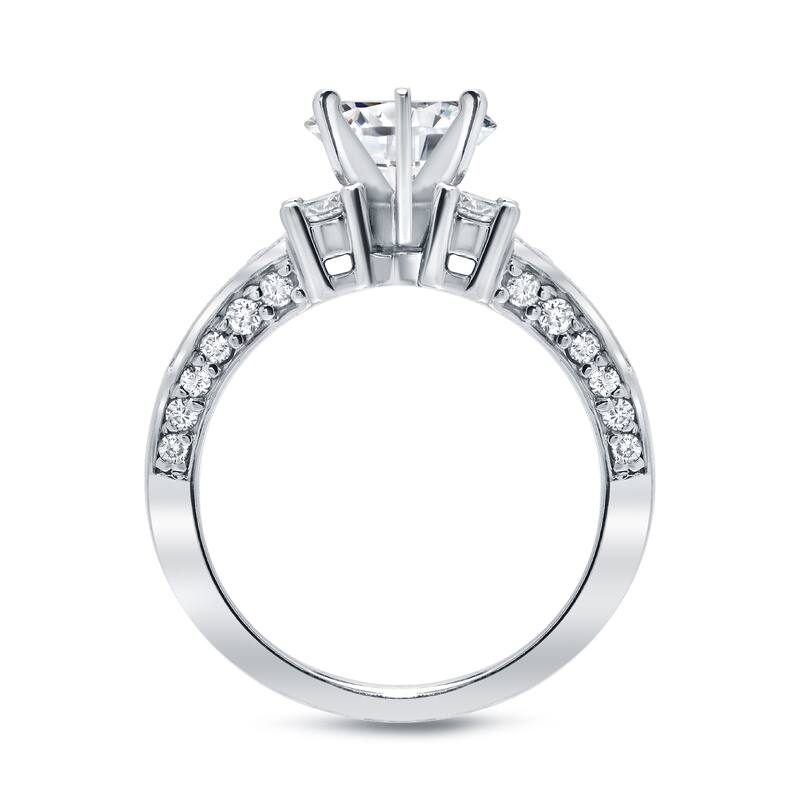 Auriya 14k Gold 2 1/5ctw Modern Round Diamond Engagement Ring