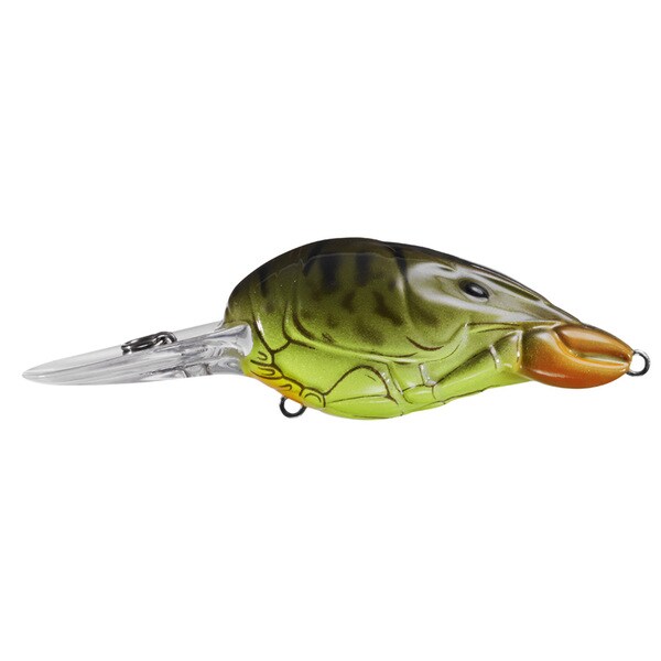 Livetarget Hunt-for-center Crawfish Crankbait Chartreuse Root Beer no. 66