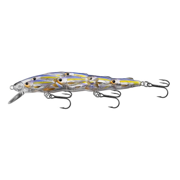 Livetarget Yearling Baitball Jerkbait Pearl/ violet Shad no. 66