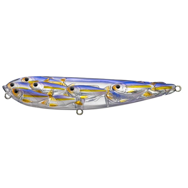 Livetarget Yearling Baitball Walking Bait Pearl/ violet Shad no. 64