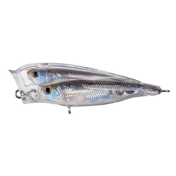 Livetarget Silver Glass Minnow Juvenile Baitball Popper Saltwater