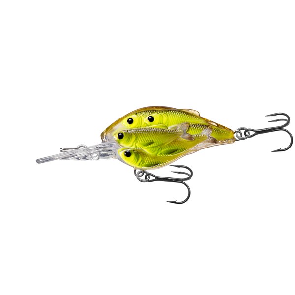 Livetarget Yearling Baitball Crankbait Chartreuse/ black no. 66