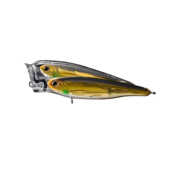 Livetarget Glass Minnow Juvenile Baitball Popper Freshwater Gold/ bronze no. 64