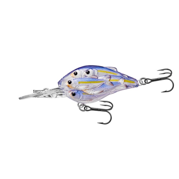 Livetarget Yearling Baitball Crankbait Pearl/ violet Shad no. 66