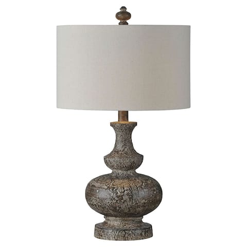 Linden Rustic Table Lamp - 28" High