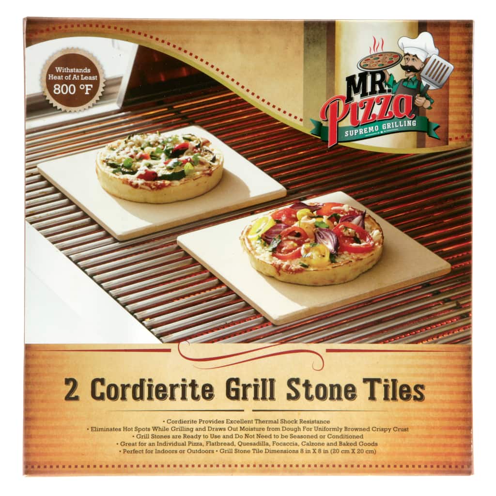 Blue Rhino Cordierite Grill Stone Tiles (Set of 2)
