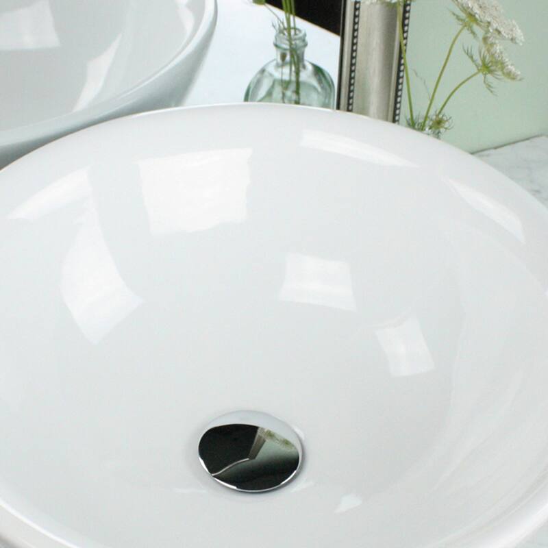 Highpoint Collection Chrome Umbrella Drain For Bathroom Sinks With No Overflow