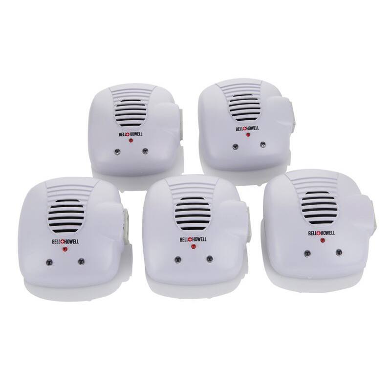 Bell & Howell Ultrasonic Pest Repeller with Nightlight Rodent Control (5-pack)
