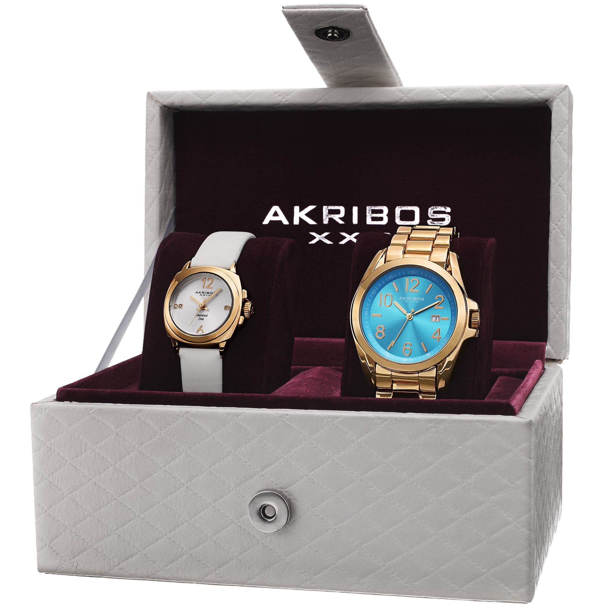 腕時計 アクリボスXXIV レディース AK925PK Akribos XXIV Women's Mother-of-Pearl Watch - 11 Diamond 送料無料womens akribos xxiv ak544wt quartz