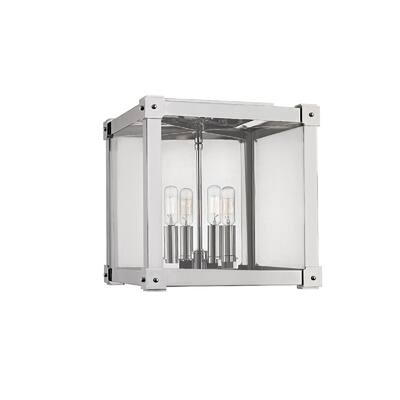 Hudson Valley Forsyth I 4-Light Flush Mount, Polished Nickel