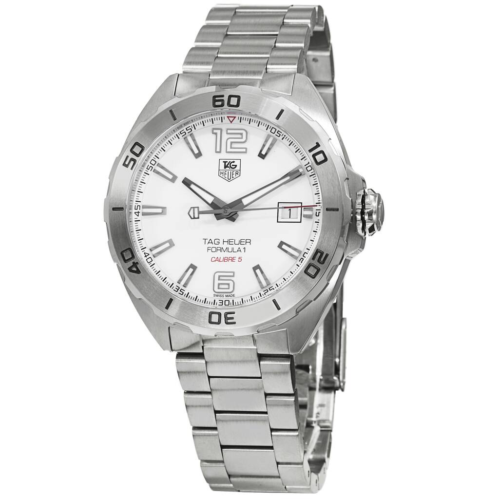 Tag Heuer Men's WAZ2114.BA0875 Formula 1 Round Silvertone Bracelet Watch