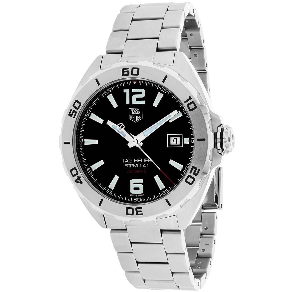 Tag Heuer Men's WAZ2113.BA0875 Formula 1 Round Silvertone Bracelet Watch