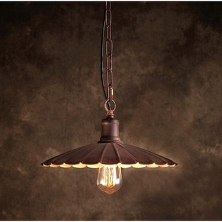 Shelby 1-light Bronze 10-inch Edison Chandelier with Bulb (Shelby Bronze 10-inch Edison Chandelier) - Chandeliers For Bedrooms by Overstock.com