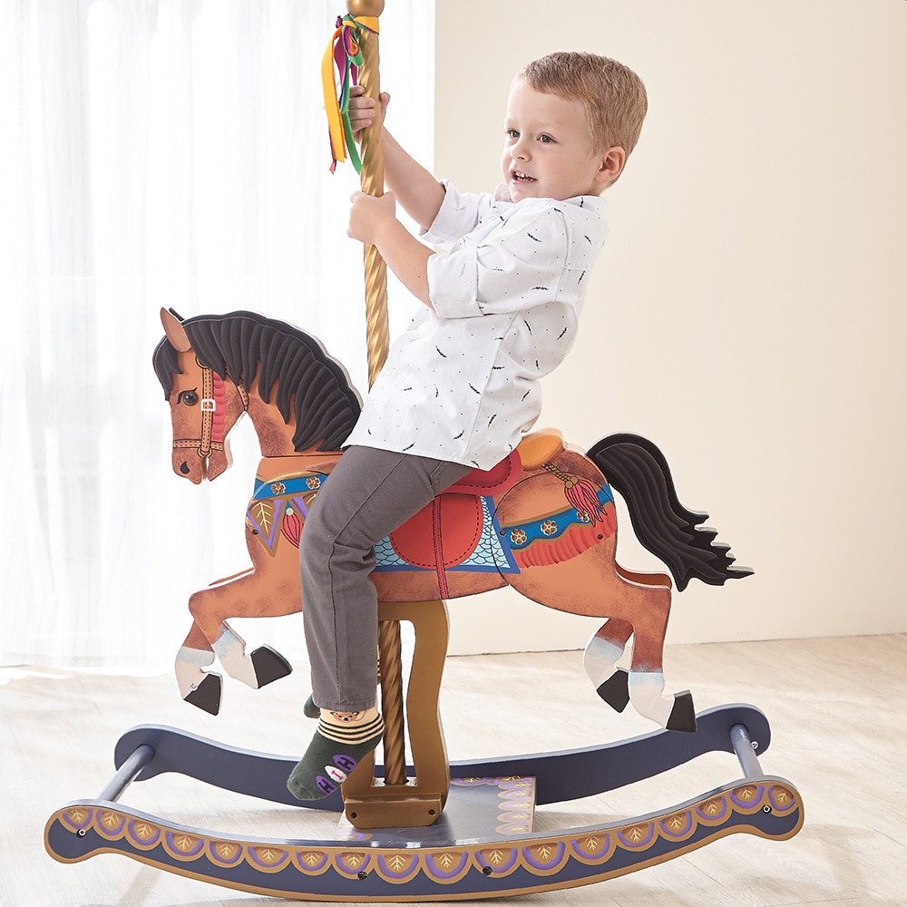 carousel style rocking horse