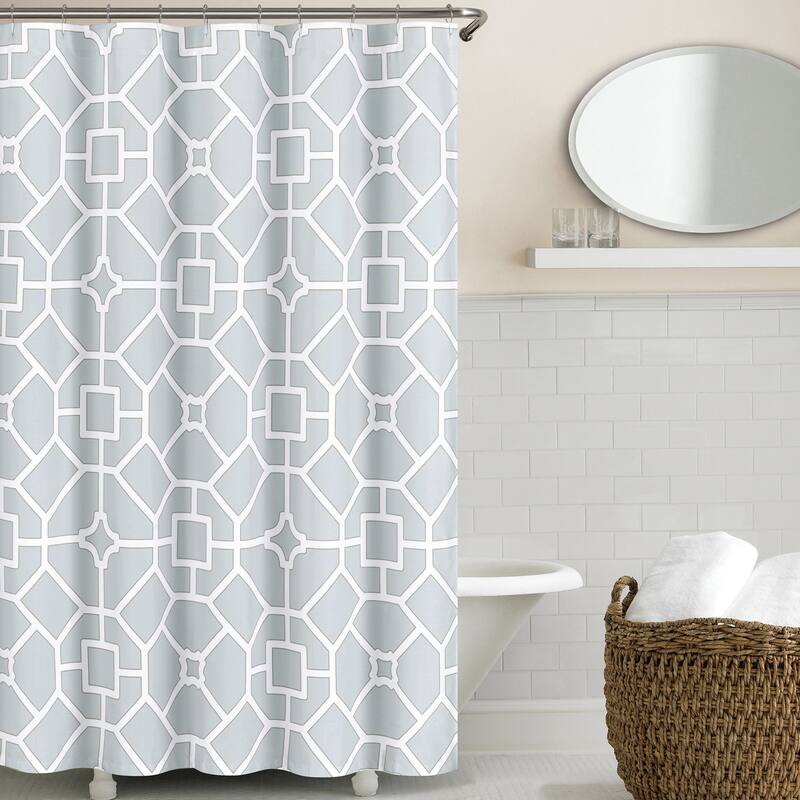 Echelon Home Gramercy Shower Curtain