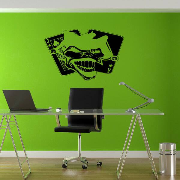 Joker Playing Card Vinyl Sticker Wall Art 10183704