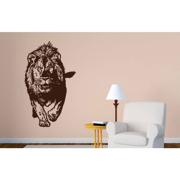 Lion Vinyl Sticker Wall Art - Bed Bath & Beyond - 10183732