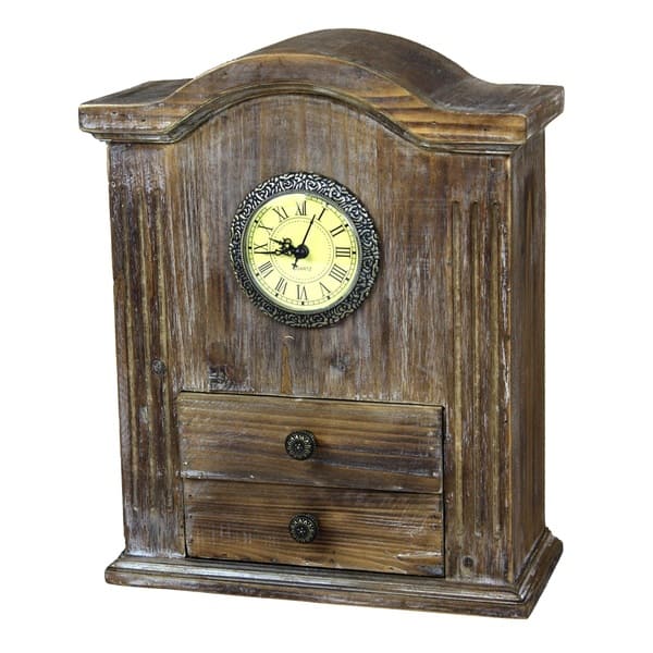 Shop Vintage Wooden Desk Clock On Sale Free Shipping On Orders
