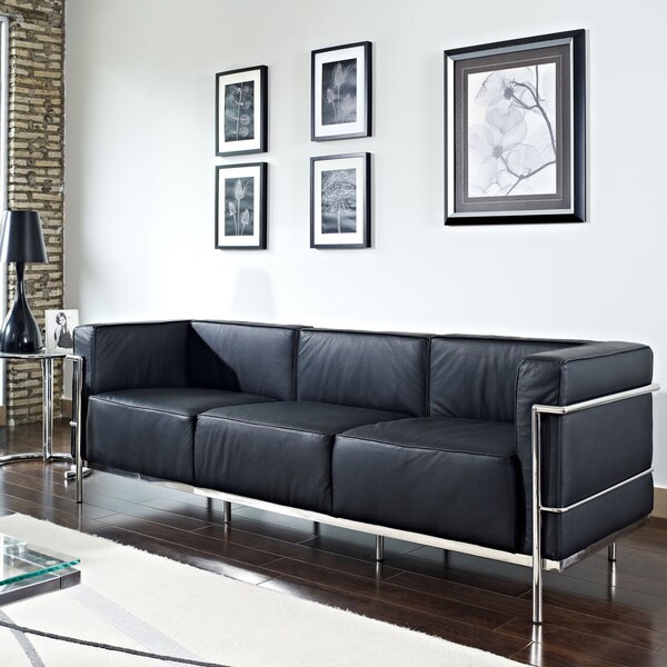 Charles Stainless Steel Tubular Grande Sofa