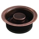 preview thumbnail 3 of 1, Sinkology Kitchen Sink Disposal Flange in Antique Copper - 4.5" x 4.5" x 2"