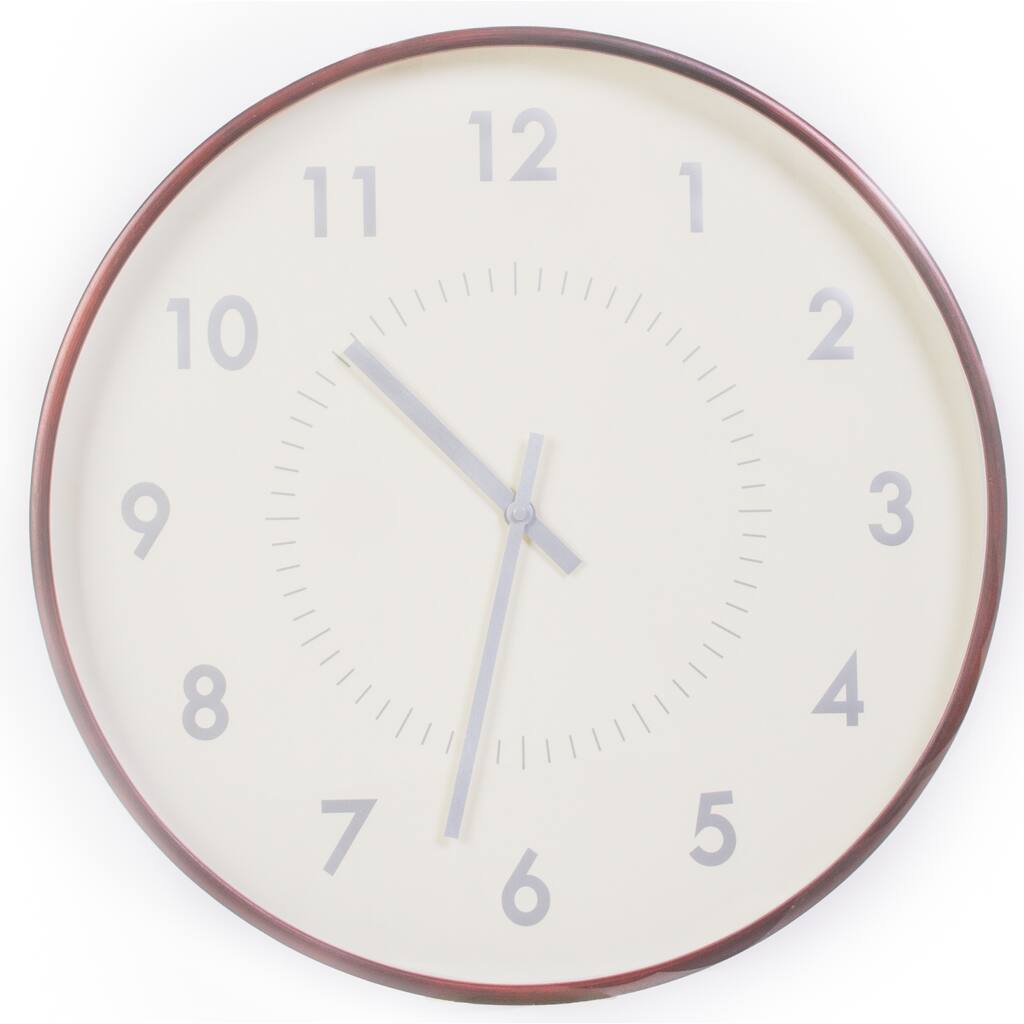 Traditional Solid Mahogony 21-inch Arbor Clock