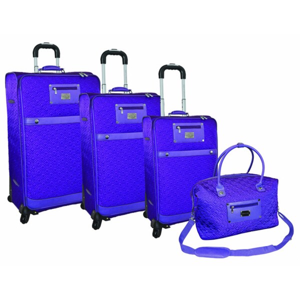 4 piece spinner luggage set