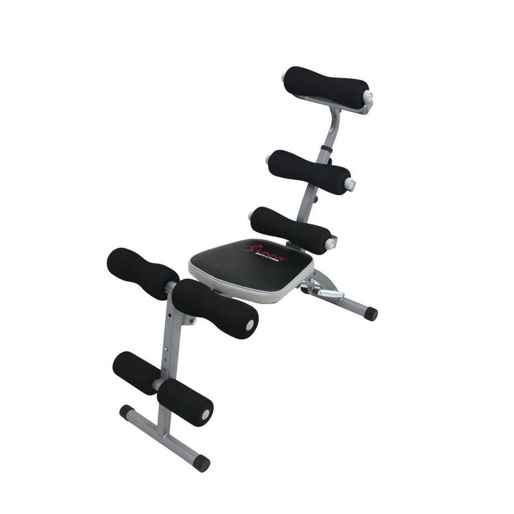 Sunny Health & Fitness SF-BH6422 Power Ab Bench - Silver