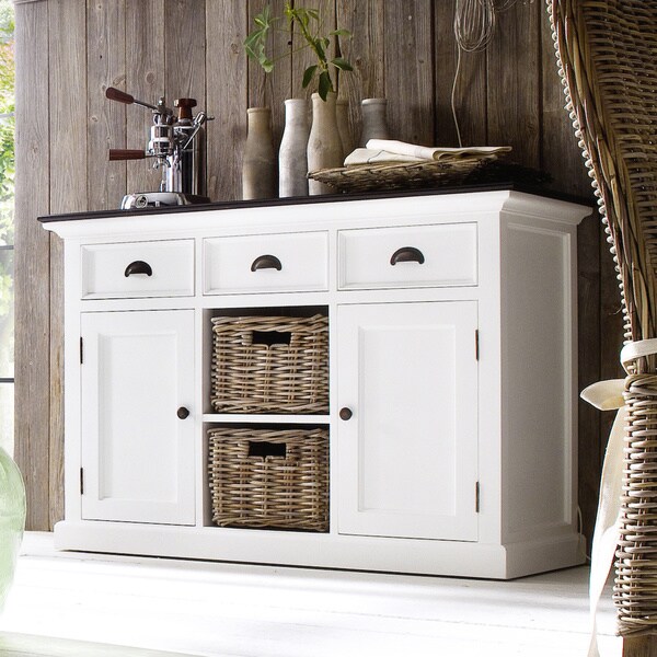 NovaSolo Mahogany Buffet with 2 baskets