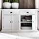 preview thumbnail 1 of 2, NovaSolo Halifax Contrast Classic White Buffet Table