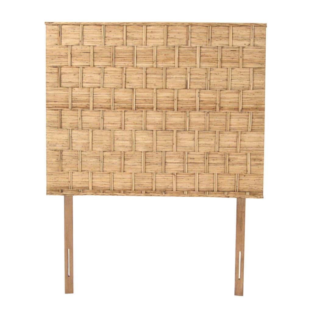 Rattan Weave Headboard - Queen