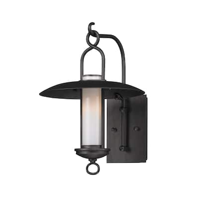 Troy Lighting Carmel 1-light Small Wall Sconce, Graphite