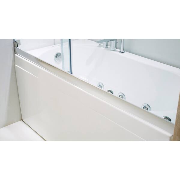 Shop Paragon Bath Oasis Premium 10 Mm Thick Clear Tempered