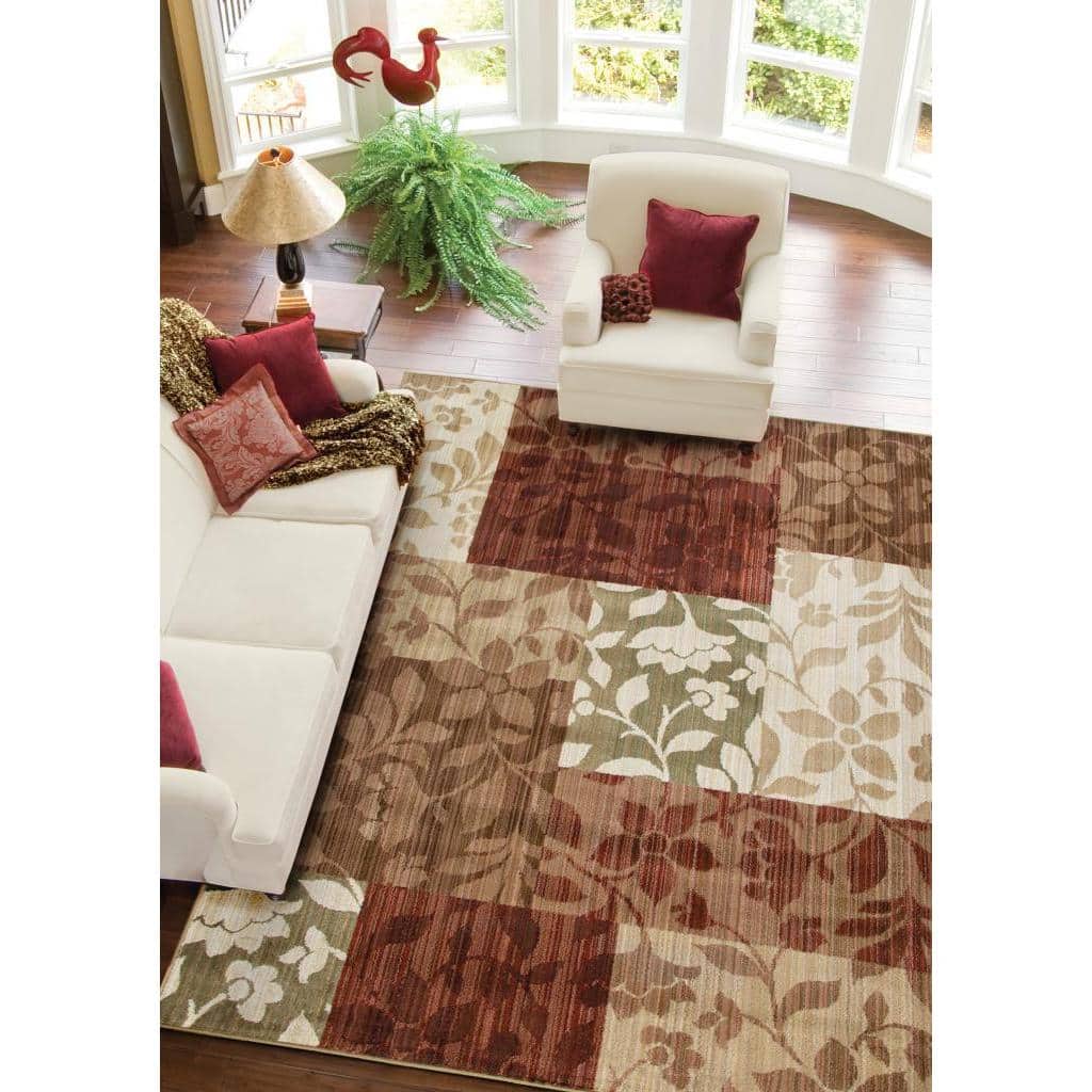 Orian Rugs Montage Luxe Vivian Red