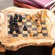 Handmade Olive Wood Chess Set (Tunisia) Small Size (11x11x3) - n/a - Thumbnail 2