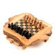Handmade Olive Wood Chess Set (Tunisia) Small Size (11x11x3) - n/a - Thumbnail 5