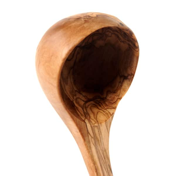 BeldiNest Olive Wood Soup Ladle