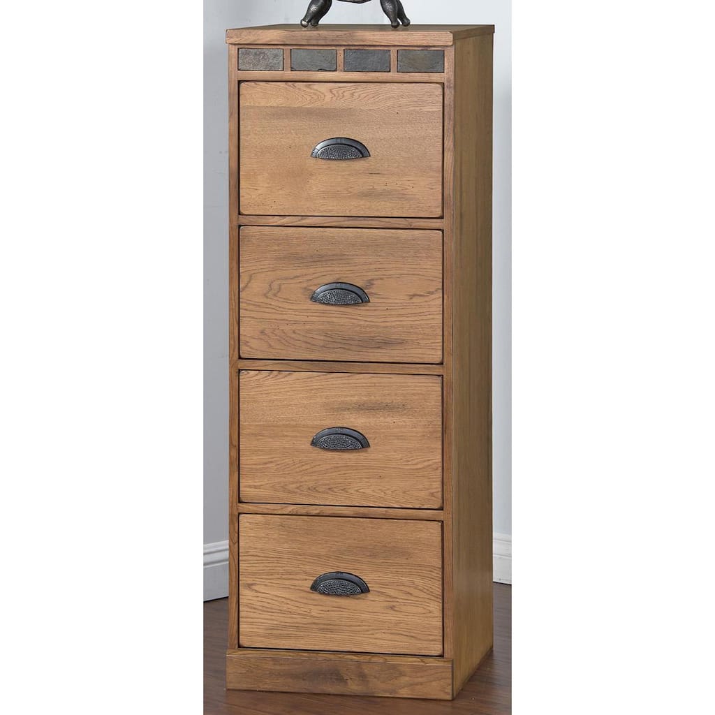 Sunny Designs Sedona 4-Drawer File Cabinet