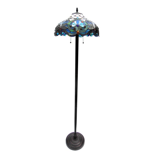 tiffany floor lamp dragonfly design