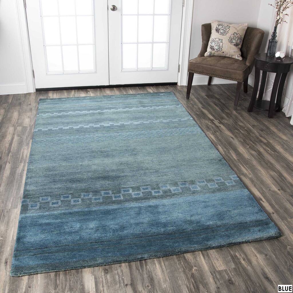 Rizzy Wool Rug Rizzy Home Mojave Collection Hand-tufted Wool Rug (2' x 3') - Overstock ...