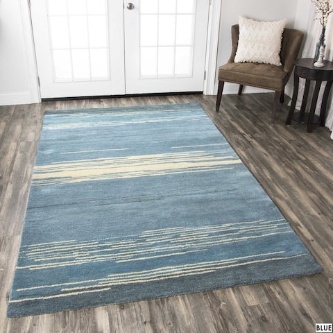 Rizzy Home Mojave Collection Stripe Rug