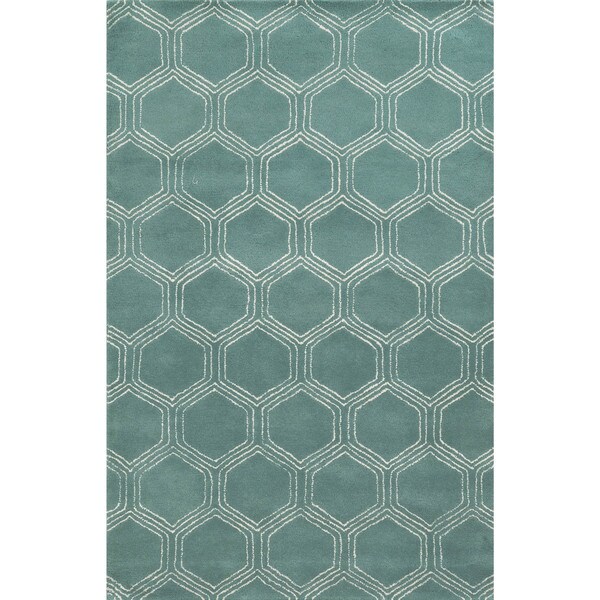 Rizzy Home Gillespie Avenue Hand-tufted Wool and Viscose Accent Rug - 9' x 12'