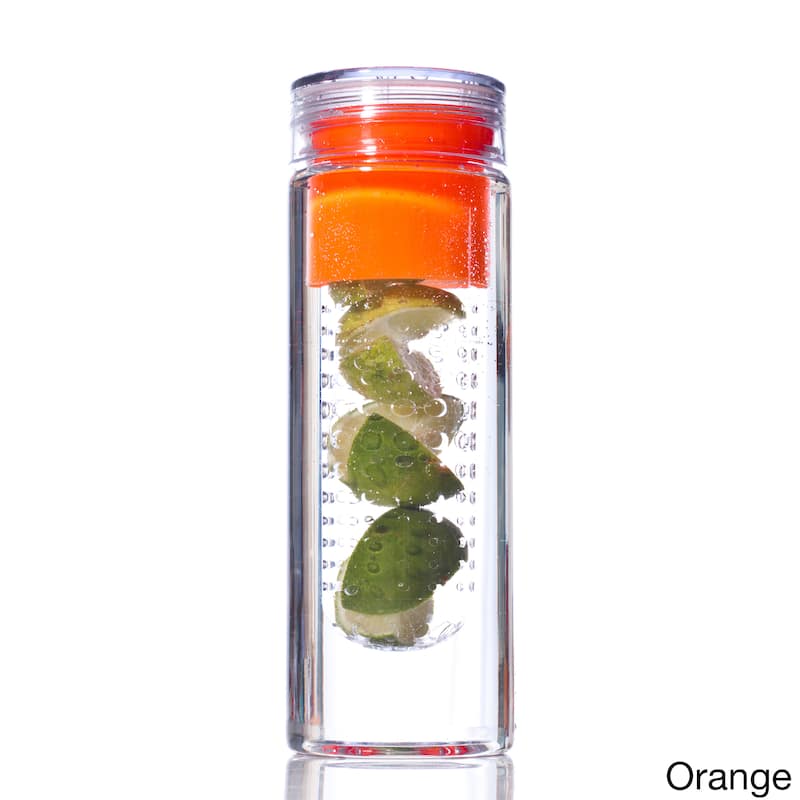 Tritan Fruit Infuser 26-ounce Water Bottle - Orange