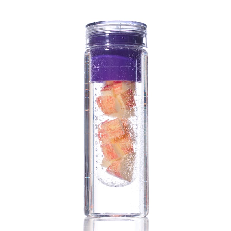 Tritan Fruit Infuser 26-ounce Water Bottle - Purple