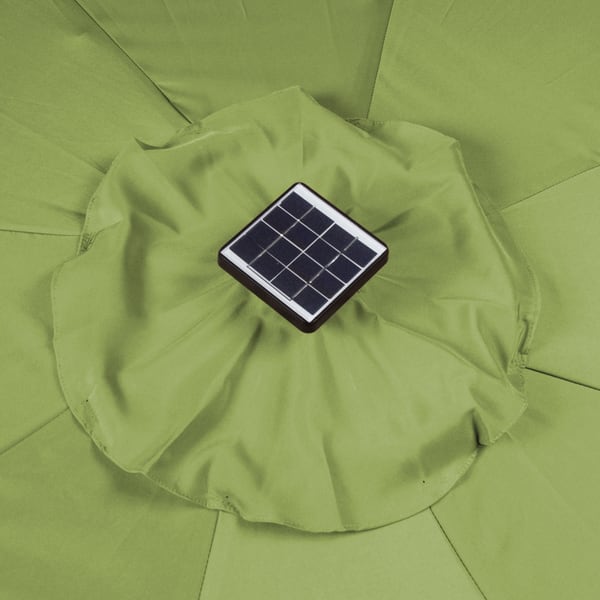 Shop Black Friday Deals On Trademark Innovations Deluxe 9ft Solar Led Patio Umbrella Base Not Included Overstock 10187509