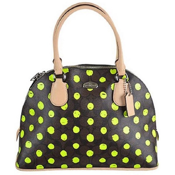 Coach Dot Cora PVC Dome Satchel